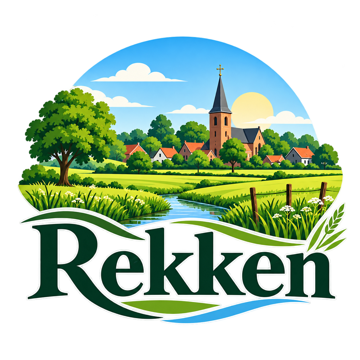 Het dorpje Rekken